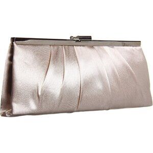 ❤️Blaire Women's Satin Frame Clutch Bag Purse with Shoulder Chain Included